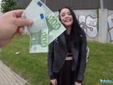 An amateur for money will show her tits give a blowjob