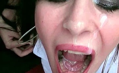 Amateur French Milf Blowjob Cumshot Compilation