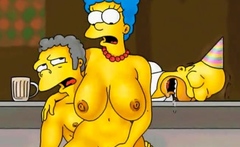 Marge Simpson real cheating wife