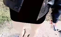 Amateur Foot Fetish Girlfriend Sucks and gives a Footjob
