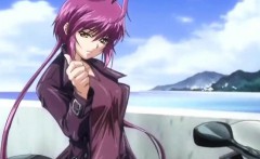 Amorous anime getting asshole fingered