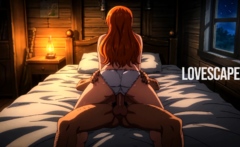 Hentai Couple Intense Bedroom Fuck (AI)