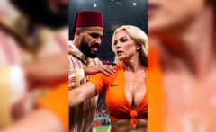 Rival Fans Public Pitch Sex Party