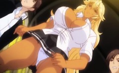 Hentai blondie brutally gangbanged