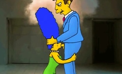 Marge Simpson lusty cheating wife