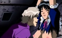 Tied hentai ass injection and pussy hard fucked