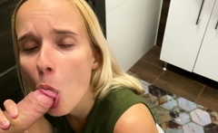 Blonde Babes Wild Rooftop Tease Show
