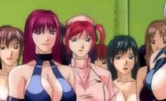 Public masturbation in hentai film