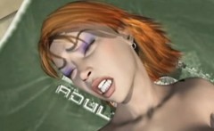 eD hentai gets drilled by snake monster