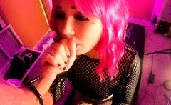 Teasing edged handjob blowjob cumshot compilation pov part 2