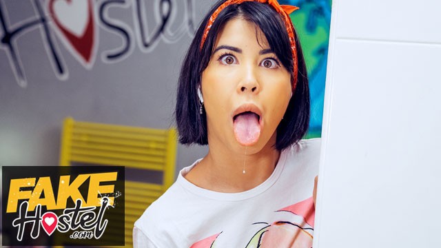 Fake Hostel - brunette porn