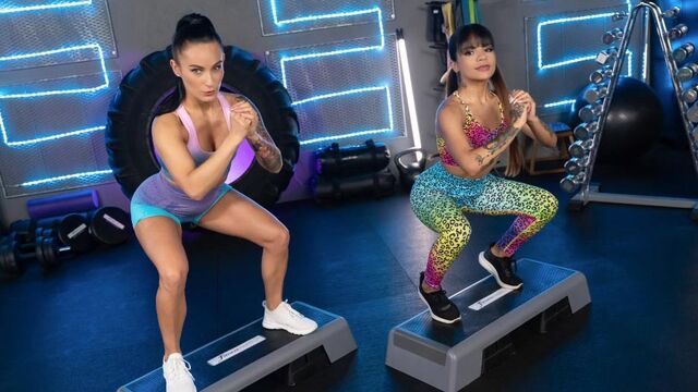 Medium size tits video with modest Lexi Dona and Michy Perez from SexyHub