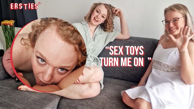 Anna & Sarah Girl On Girl Dildo Ride Goes Filthy
