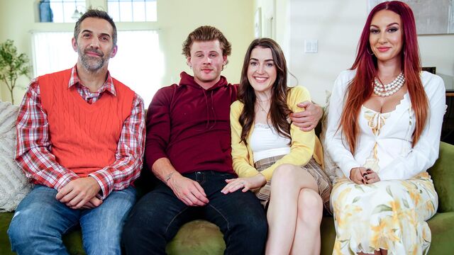 Artemisia Love & Becca Blair Shared Sloppy Blowjob Then Double Ride