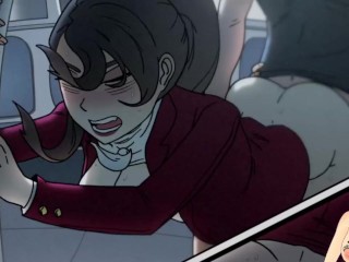 Hard fucking on a public bus on the Re line