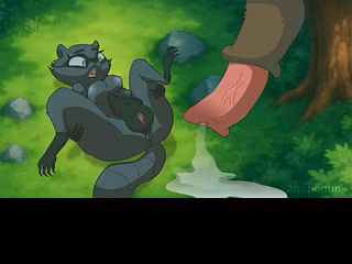 FURRY BEAR FUCKS RACOON-GIRL!
