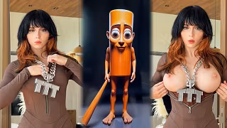 Tung Tung Tung Sahur Te Cosplay Sweetie Fox Brainrot - Hardcore Pussy And Anal Fuck Cum In Ass