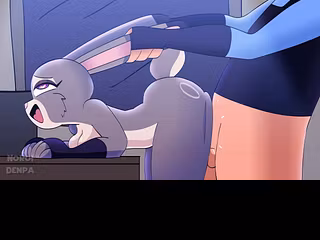 Bunny girl Judy Hopps wants to fuck at work