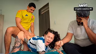 Friend fucks his friend's wife after losing a bet - Angel Cruz & Blaze Rager