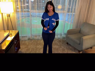 Creampied in the Baseball Stadium Hotel!