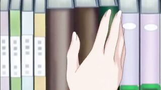 Redhead hentai babe having sex in toilet