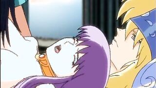 Hentai babes blowjob cocks and fucked