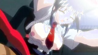 Captive hentai policewoman with bigtits hot fucking in the car