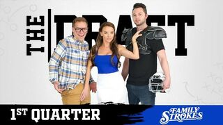 FamilyStrokes - Stepmom Pristine Edge Satisfies Stepson To Get The Dream Fantasy Football Draft Pt.i
