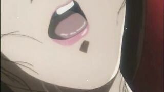 Hentai girl riding a dick in the ritual sex