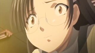 Chains hentai coed ass dildoed and assfucked in the class