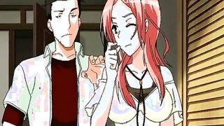Boobs hentai gets her pussy fucked