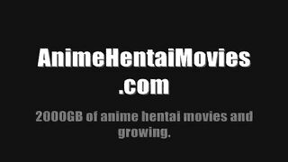 Awesome woman with super boobs fucks in the bath - anime hentai movie