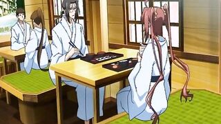 Redhead hentai girl gets back poked