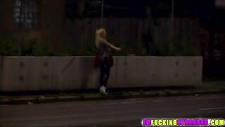 Pretty hot Lola gets her pink pussy pounded in the car