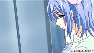 Caught and bigboobed hentai nurse brutally fucked by ghetto anime