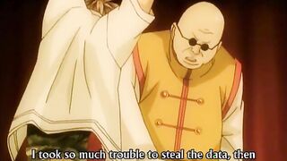 Tied hentai guy gets unpleasant surprise