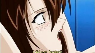 Tied up hentai lady hot jerked and gangbanged