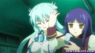 Cute hentai girl gangbanged by monsters and facial cumshot