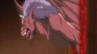 Bigboobs hentai girl brutally fucked by monsters
