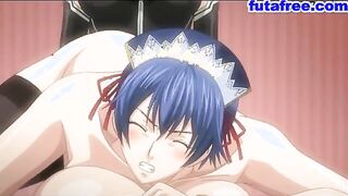 Hentai babe fucked by futagirl fat cock
