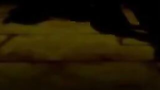 Hentai babe gets poked hard by a strapped on dildo