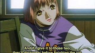 Cute hentai brutally fucked by some brats