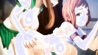 Doggystyle fucked by a hottie hentai dickgirl