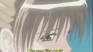 Bondage hentai cutie doggystyle fucking in the gymnastic