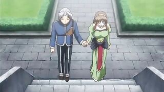 Futanari fucking with a busty hentai babe