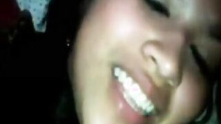 Cute Latina Cumswallow