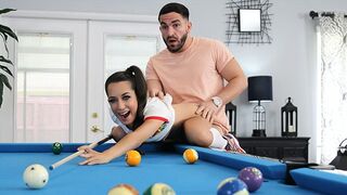 Freeuse Fantasy - Tiny Cute Slut Freya von Doom Gets Fucked By Lucky Stud On The Pool Table