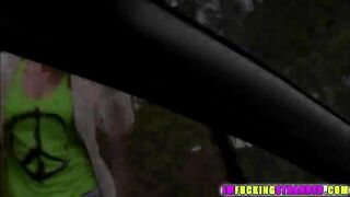 Horny and slut Karina Grand gets spotted and hammered by dude