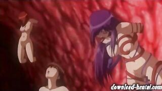 Redhead hentai girl gets hot slammed