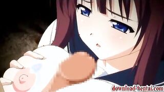 Busty hentai chick with hunger dicks